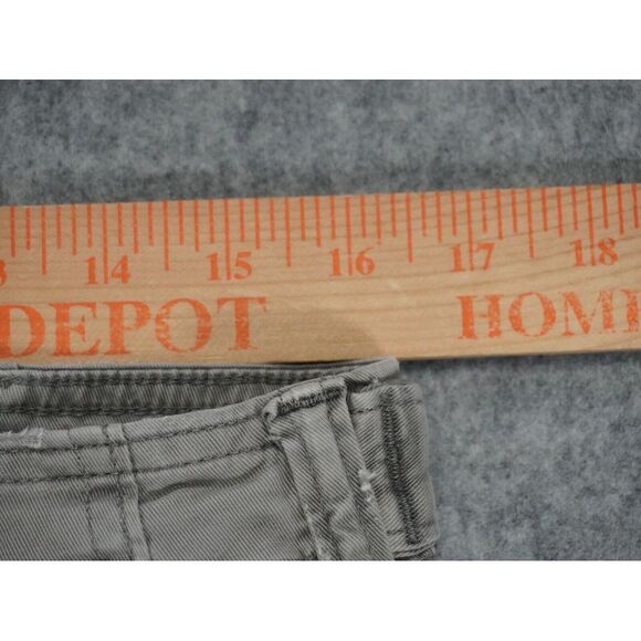 American Eagle Cargo Pants Mens 32x30 Actual 32x26 Gray Slim Lived In Flex - Picture 9 of 16